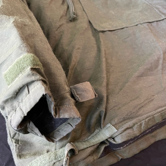 (VINTAGE) U.S. NAVY SUIT, CHEMICAL PROTECTIVE OUTERSHELL MODACRYLIC / NYLON COAT - Picture 8 of 16